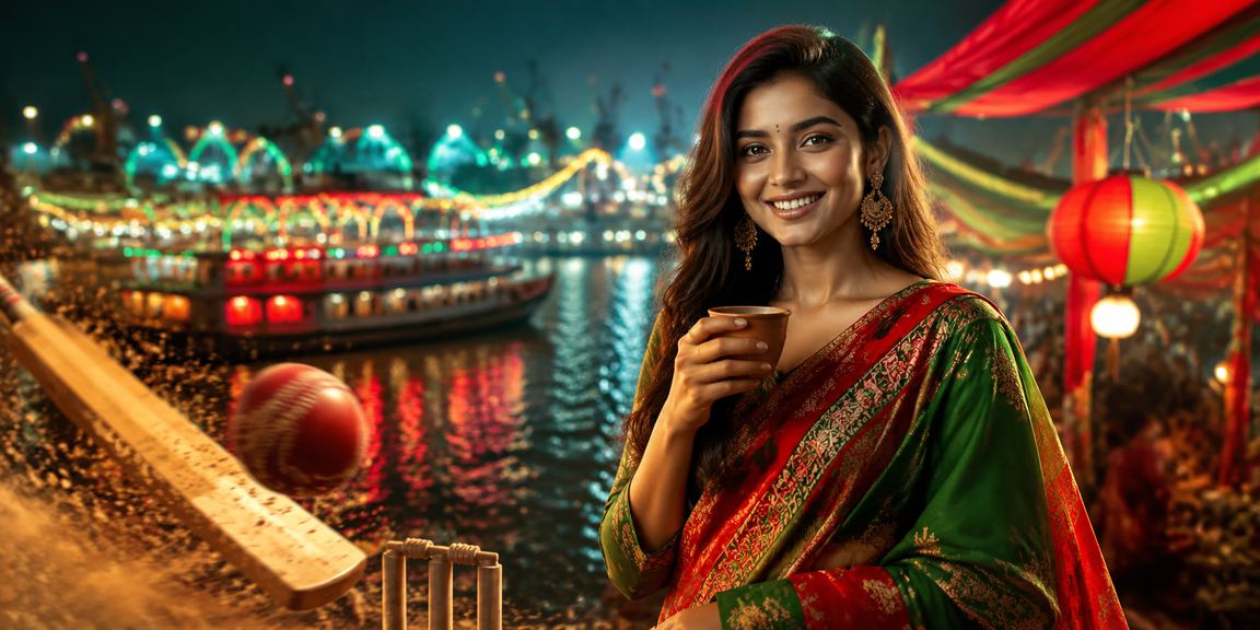 নারায়ণগঞ্জে লাল-সবুজ পোশাকে ক্রিকেট বেটিং উপভোগ